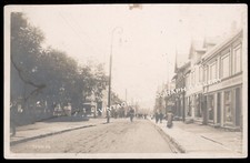 Antique Real Photo RPPC Street