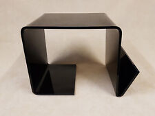 Beistelltisch - Zeitungstisch aus Acrylglas - schwarz - Hochglanz