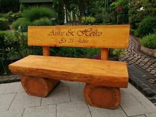 Bank Rustikal Gravur