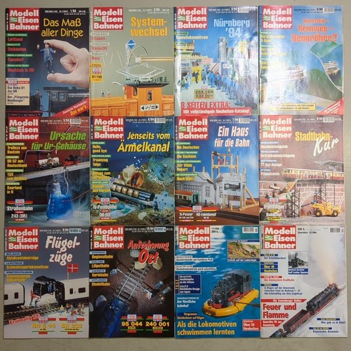 Modelleisenbahner 1994 heft - modelleisenbahner, 1994,