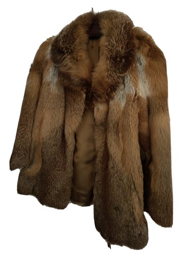 Damen rotfuchs pelz jacke - pelz,
