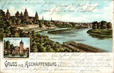 LITHO GRUSS AUS ASCHAFFENBURG