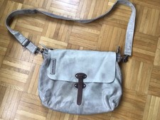 Taschendieb Wien Ledertasche Laptoptasche Grau Blau