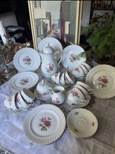 Kaiser Porzellan Service Moosrose12 Personen,wie neu,hochwertiger Porzellan