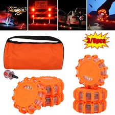 3/6 Stück LED Warnblinkleuchte Warnleuchte Pannenleuchte Unfalllicht rotierend