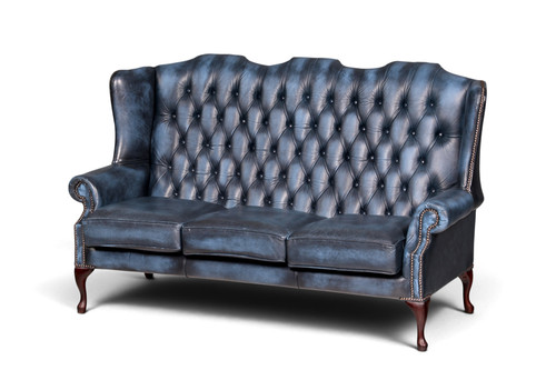 Original chesterfield sitzer - original, 3-sitzer
