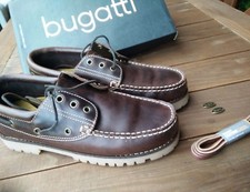 Bugatti Bootsschuhe Segelschuhe 42; Leder Timberland Schnürsenkel 