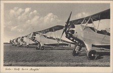 Foto, Ak, Focke Wulf Fw 44 Stieglitz D/30