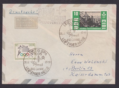 Briefmarken ddr flugpost brief - flugpost,