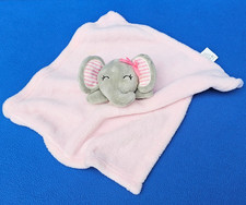HÜTTE & CO. ELEFANT SCHMUSETUCH ROSA KUSCHELTUCH COMFORTER TEDDY ELEPHANT