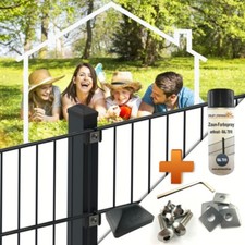 Zaun Zaunmatte Gartenzaun Zaunelement Stabmatte Eisenzaun Zaunanlage Gittermatte