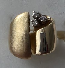 Ring 585 14K mit 3 Brillanten