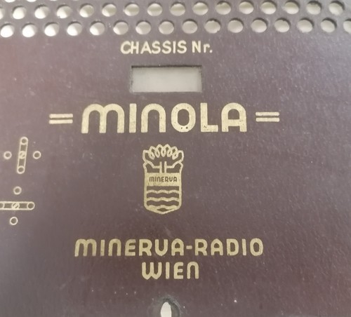 Röhrenradio rückwand minerva - röhrenradio,
