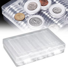 100x Münzkapseln Gedenkmünze Kapseln Caps 27mm für 2 Euro Münze Coin Münzdosen