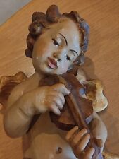 Engel♥ Holz handgeschnitzt Tirol alt Krippe gold XL Holzfigur Schnitzerei Barock