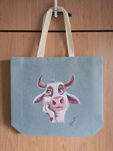 Tasche handgemalt unikat - tasche,