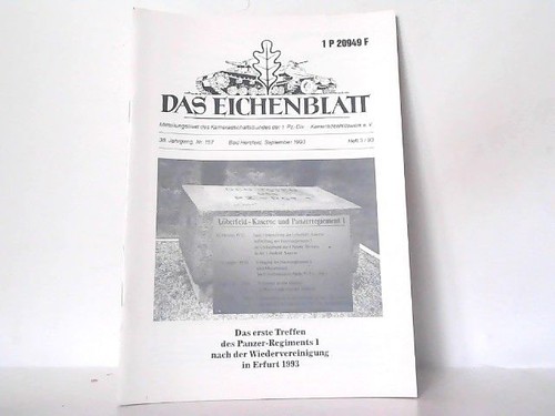 Das eichenblatt heft 93 - heft, /