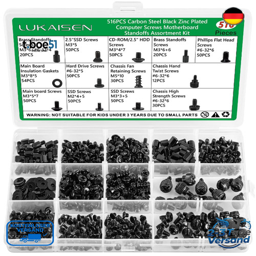 Schrauben set 516 stk - schrauben,