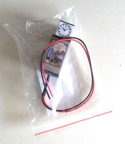 Beleuchtete würfeluhr für - beleuchtete, h0