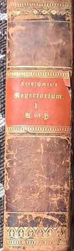 Kretzschmer repertorium aller - repertorium,