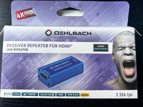 Oehlbach uhd repeater hdmi - hdmi, 4k