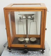 Seltene antike Labor Waage -