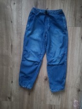 ?H&M JEANS Hose LOOSE FIT Mid Waist Gr 152 ○Blue