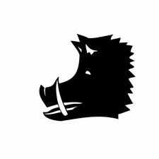 Auto Aufkleber Wildschwein