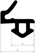 Anschlagdichtung VEKA Trocal Kömmerling Fensterdichtung TPE Dichtung 500500