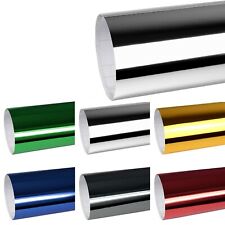 Autofolie 8€/m² Chrom Auto Folie Glanz selbstklebend 3D Blasenfrei Luftkanäle 