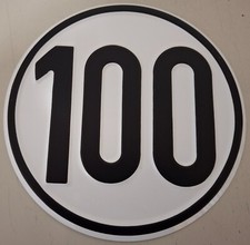 Geschwindigkeitsschild 100