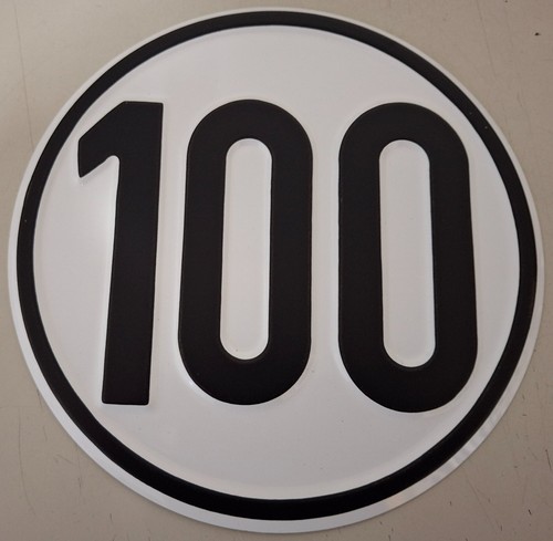 Geschwindigkeitsschild 100