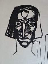 ERNST FUCHS Orig. LINOLSCHNITT