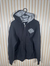 Harley Davidson Vintage Jacke Damen  Xl Schwarz