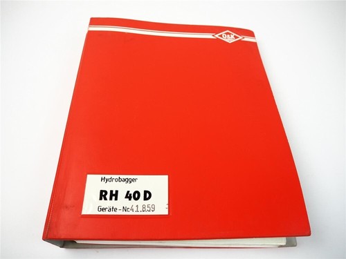 Rh40d ersatzteilkatalog - o&k,