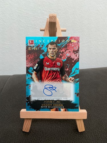 Granit xhaka auto topps - granit,