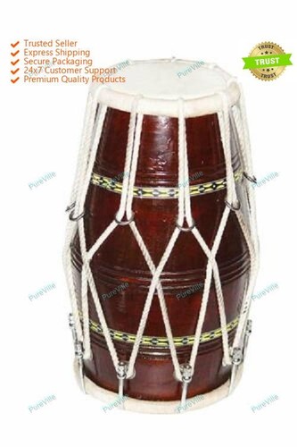 Musikseil dholak mangoholz - musikseil,