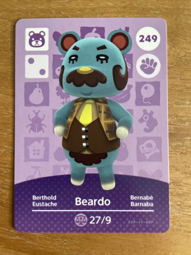 Carte amiibo animal crossing - animal,