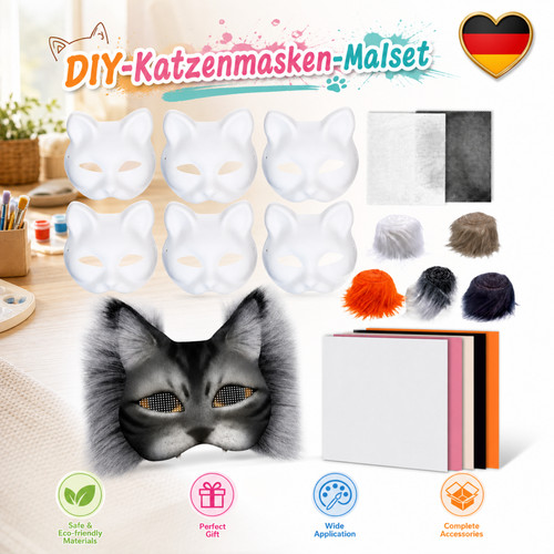 Stück katzenmaske set - 6,
