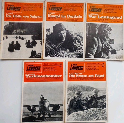 Der landser orange 5 hefte - landser,