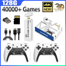 Retro konsole 40000+ Spiele 4K TV Video Game Stick mit 2 Wireless Controller DE