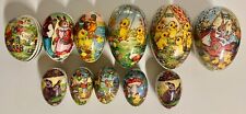 11 x alte Pappmaché Ostereier aus Nachlass !!