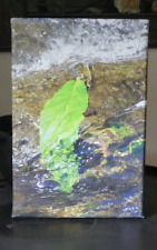 ?NEU Wasser FOTO Leinwand UNIKAT Natur Deko Fotografie Naturfoto Wanddekoration