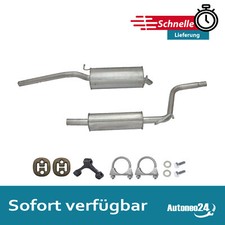 Auspuffanlage ab Kat VW Caddy III Kasten/Kombi 1.4 ab. Bj. 2004, Auspuff