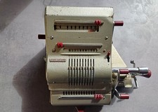 Olympia Rechenmaschine Brunsviga 60er Jahre Dekor 