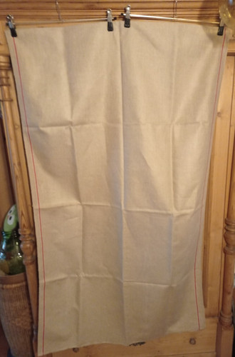 Altes mangel rolltuch - altes, leinen