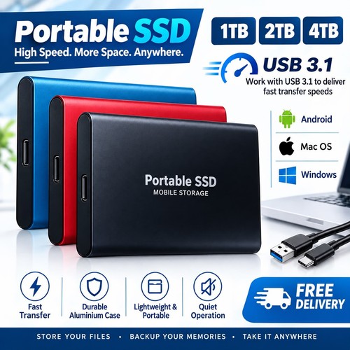 Externe ssd 1tb 2tb - ssd,