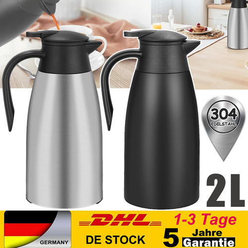 Isolierkanne edelstahl - 2,0l,