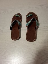 Afrikanische Sandalen / Perlen Stickerei Sandalen 