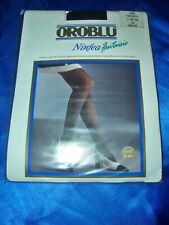 Oroblu Fantasie gemusterte Strumpfhose Gr. 44-46 marine Tights Collant OVP
